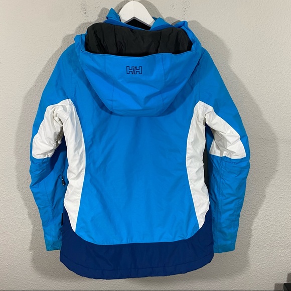 Helly Hansen Blue and White Ski Jacket - Picture 8 of 13